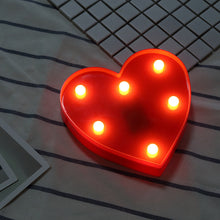 Load image into Gallery viewer, White Plastic Letter LED Night Light Marquee Sign Alphabet Lights Lamp Home Club Outdoor Indoor Party Wedding Home Decoration
